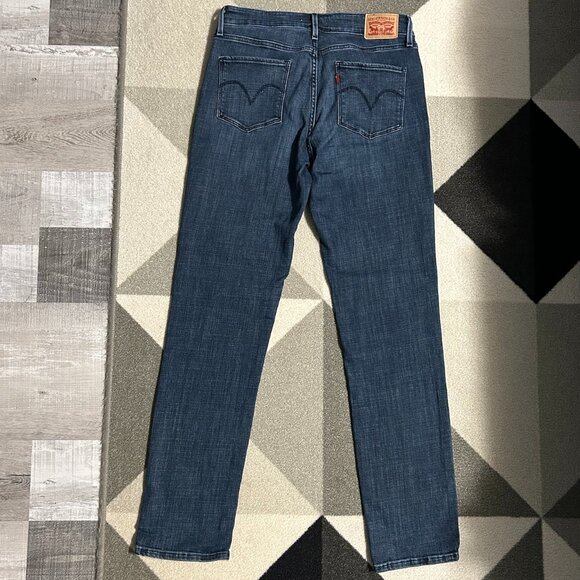 Levi's Mid Rise Skinny Embroidered Pockets Jeans Women's Size 30 - Picture 6 of 10